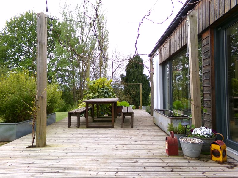 Decked patio area- click for photo gallery